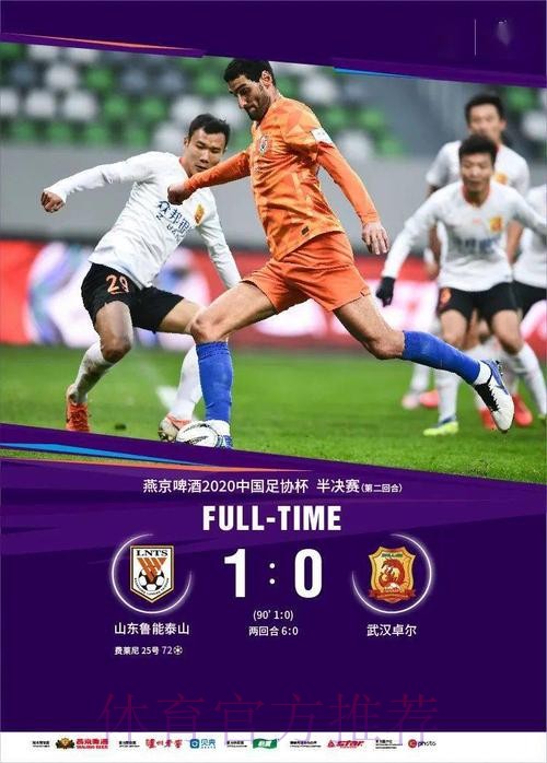 鲁能淘汰卓尔 与苏宁会师燕京啤酒2020中国足协杯决赛